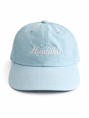 NWT Hualalai Pale Blue Embroidered Script Baseball Cap